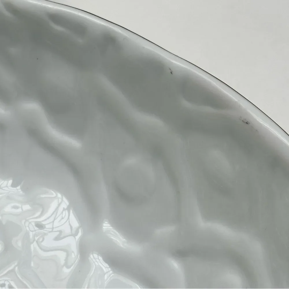 Lilly Pulitzer for Target Porcelain Pineapple Serving Bowl - White with Gold Rim - Picture 6 of 15